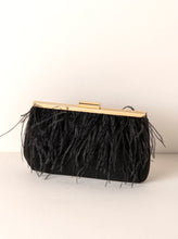 Load image into Gallery viewer, Black Filomena Holiday Clutch