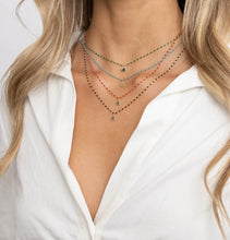 Load image into Gallery viewer, Elsa Mini Heart Necklace- White