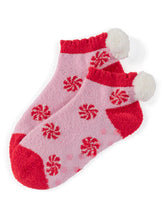 Load image into Gallery viewer, Christmas Slipper Socks-Peppermint