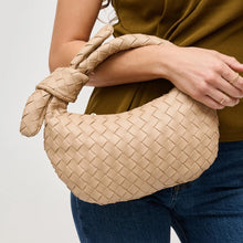 Load image into Gallery viewer, Lizbeth Woven Knot Clutch-Natural
