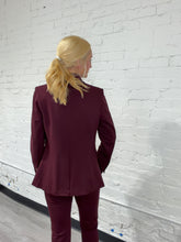 Load image into Gallery viewer, Burgundy Double Breasted Blazer