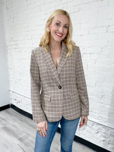 Load image into Gallery viewer, Ella Plaid Blazer