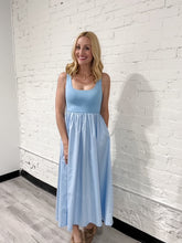 Load image into Gallery viewer, Pisces Blue Midi Dress
