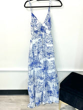 Load image into Gallery viewer, Santorini Coastal Maxi Dress