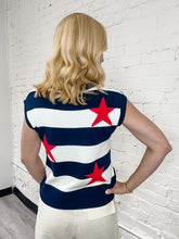 Load image into Gallery viewer, Stars & Stripes Knit Top