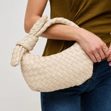 Load image into Gallery viewer, Lizbeth Woven Knot Clutch-Oatmilk