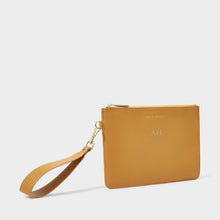 Load image into Gallery viewer, Zana Wristlet Pouch-Mustard