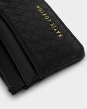 Load image into Gallery viewer, Nova Woven Card Holder-Black