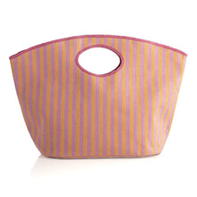 Load image into Gallery viewer, Lolita Stripe Tote-Candy Pink