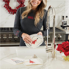 Load image into Gallery viewer, Organic Holiday Dish Cloth