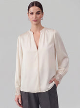 Load image into Gallery viewer, Ecru Crochet Blouse
