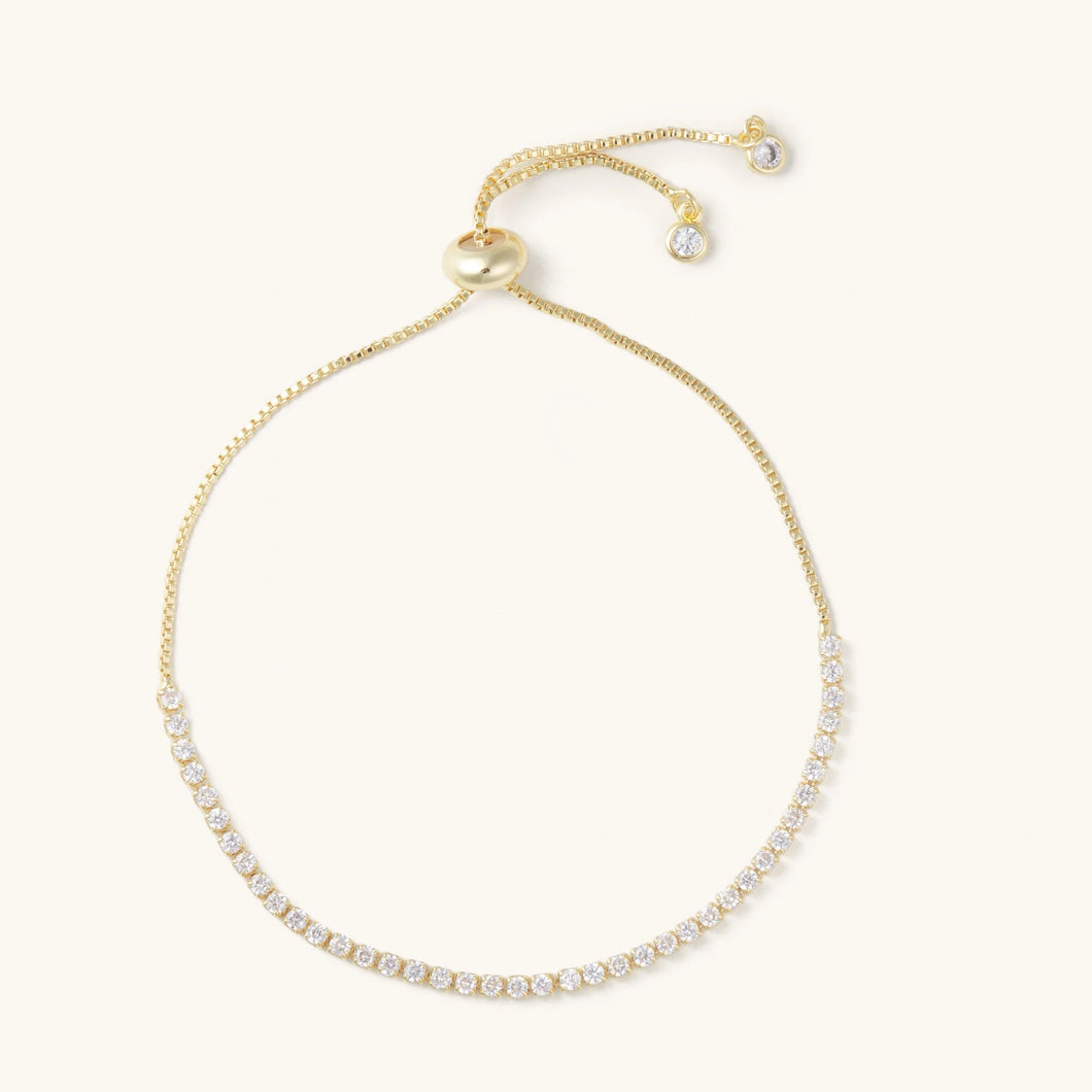 Diamond Chain Slider Bracelet