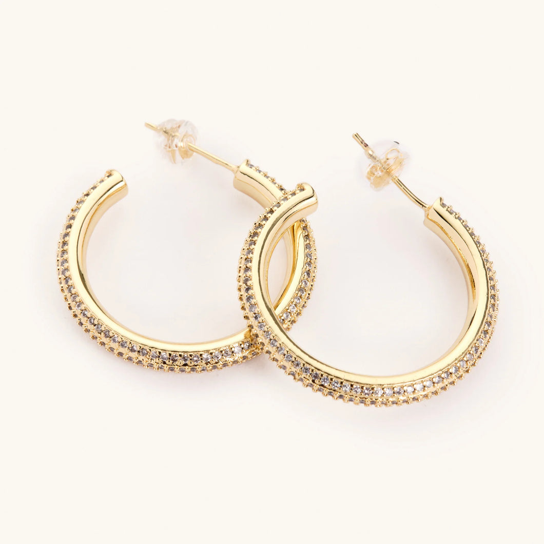 Jennie Gold Hoop