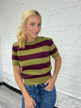 Load image into Gallery viewer, Bobbie Knit Striped Top
