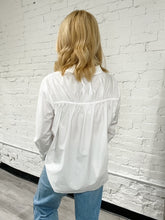 Load image into Gallery viewer, Floral Applique Buttondown
