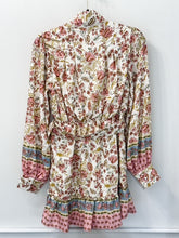 Load image into Gallery viewer, Cream Floral Belt Dress
