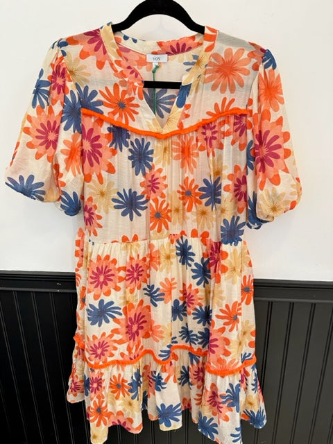 70's Flower Power Dress