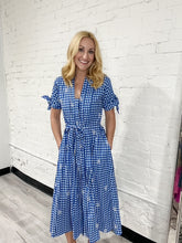 Load image into Gallery viewer, Santorini Check Dress
