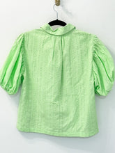 Load image into Gallery viewer, Lime Eyelet Top
