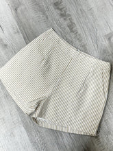 Load image into Gallery viewer, Bridgette Beige Stripe Shorts

