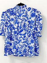 Load image into Gallery viewer, Blue Petals Top
