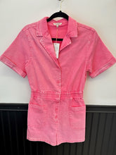 Load image into Gallery viewer, Barbie Pink Denim Romper

