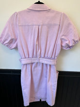 Load image into Gallery viewer, Washed Lavender Denim Dress
