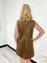 Load image into Gallery viewer, Caramel Suede Dress
