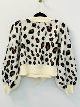 Load image into Gallery viewer, Leopard Bow Cardigan
