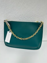 Load image into Gallery viewer, Astrid Chain Clutch-Emerald Green
