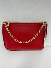 Load image into Gallery viewer, Astrid Chain Clutch-Red
