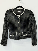 Load image into Gallery viewer, Audrey Black Tweed Jacket
