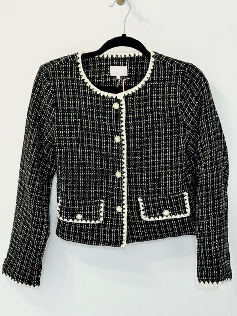 Audrey Black Tweed Jacket