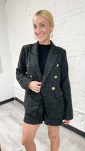 Load image into Gallery viewer, Black Tweed Shorts

