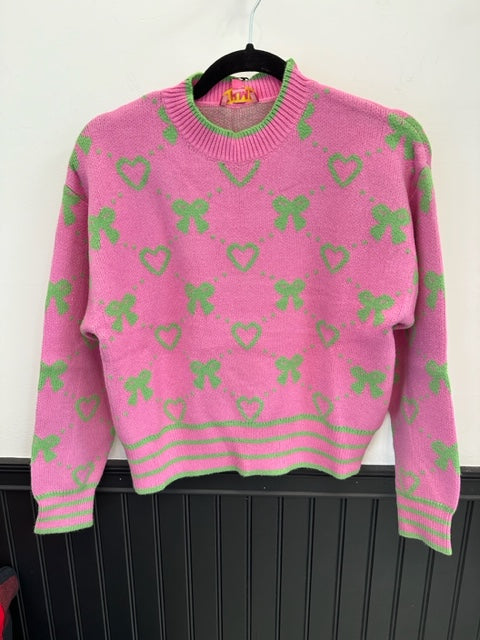 Bow & Hearts Sweater