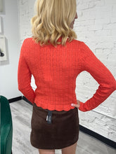 Load image into Gallery viewer, Poppy Pointelle Cardigan
