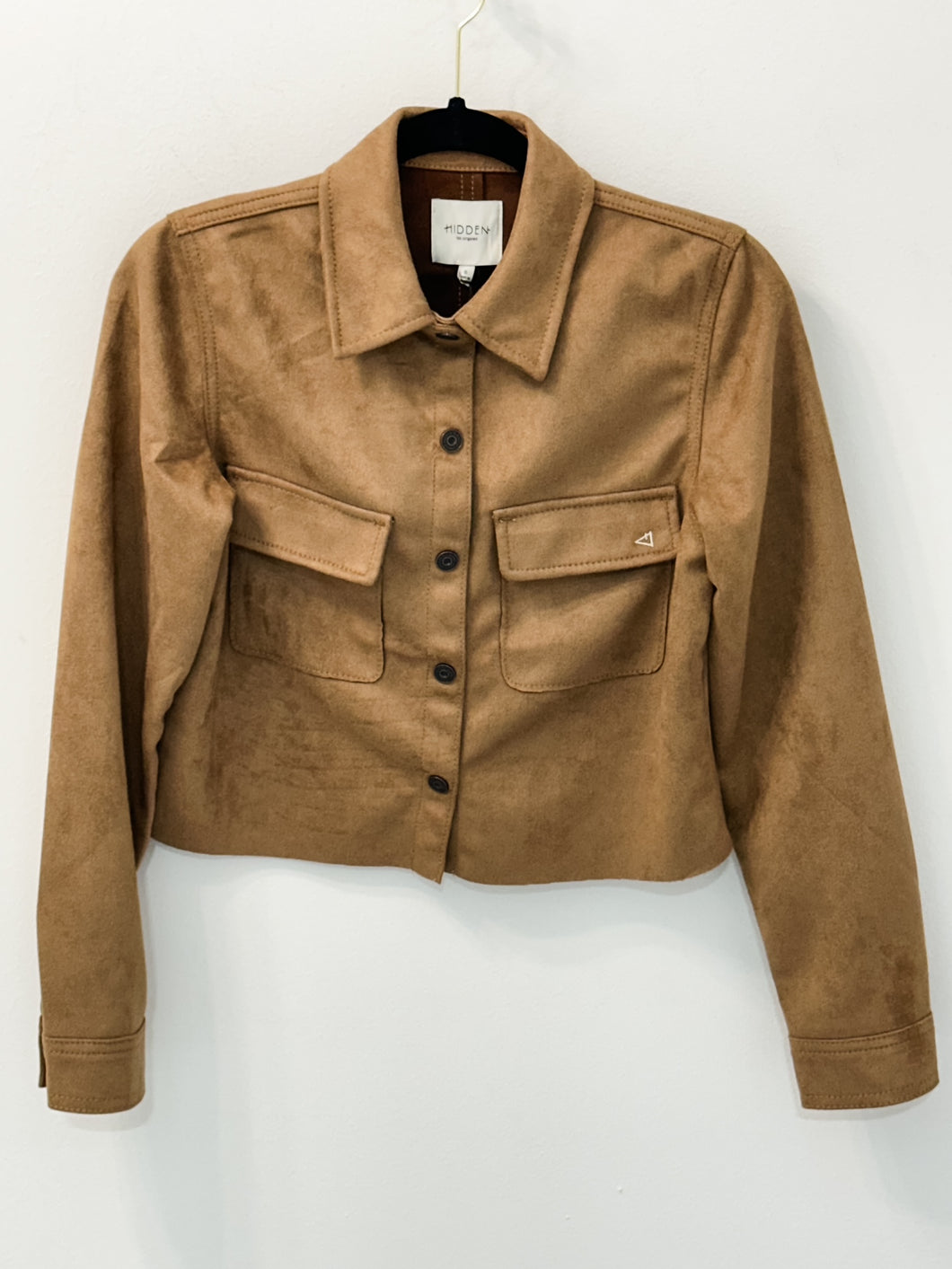 Abbey Suede Button Up Shirt