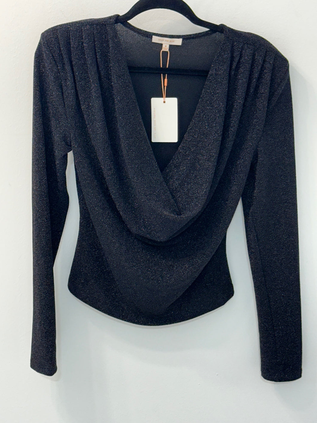 Holiday Glam Top-Black