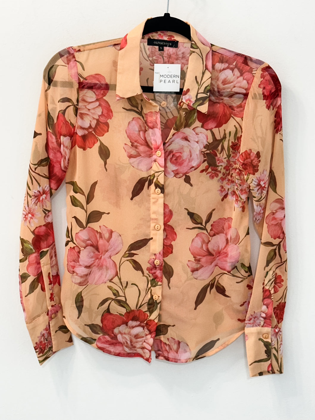 Floral Sheer Blouse