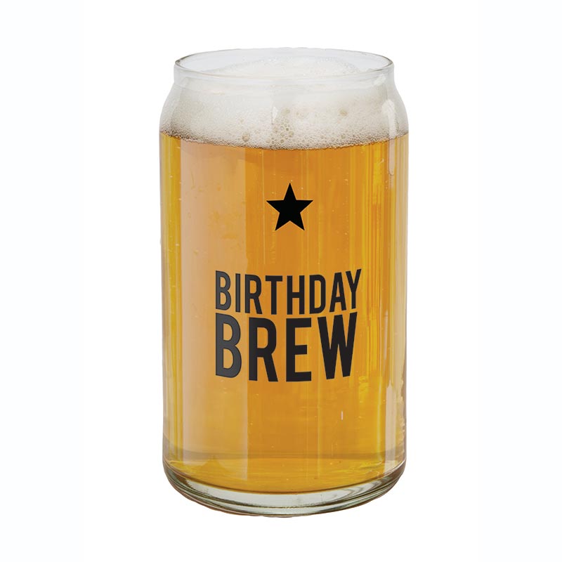 Birthday Brew Glass