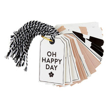 Load image into Gallery viewer, Gift Tag Book- Oh Happy Day
