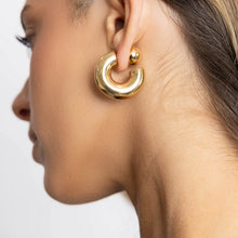 Load image into Gallery viewer, Kelly Tube Hoop Earring
