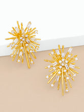 Load image into Gallery viewer, Crystal Starburt Stud Earring
