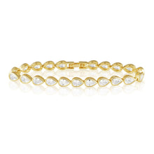 Load image into Gallery viewer, Ines Raindrop Tennis Bracelet
