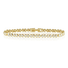 Load image into Gallery viewer, Bezel Tennis Bracelet
