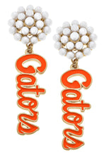 Load image into Gallery viewer, Gator Pearl Drop Earring
