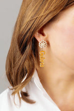 Load image into Gallery viewer, Gator Pearl Drop Earring
