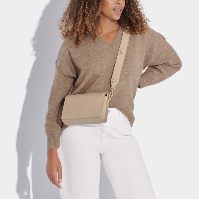 Zana Crossbody Handbag-Light Taupe