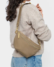 Load image into Gallery viewer, Nylon Luxe Belt Bag-Taupe
