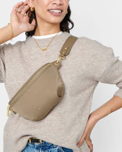 Load image into Gallery viewer, Nylon Luxe Belt Bag-Taupe
